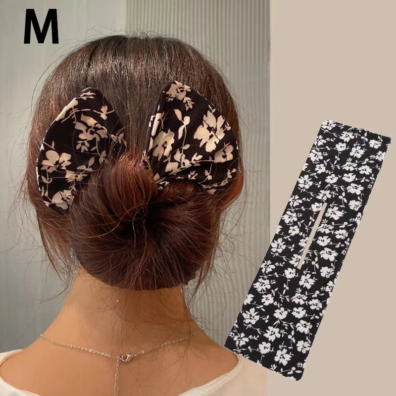 Fashion Magic Twist Clip Lazy Headband Hair Braider Curler Bow Barrette Elegant Donut Bun Maker Tool Scrunchies Hair Accessories