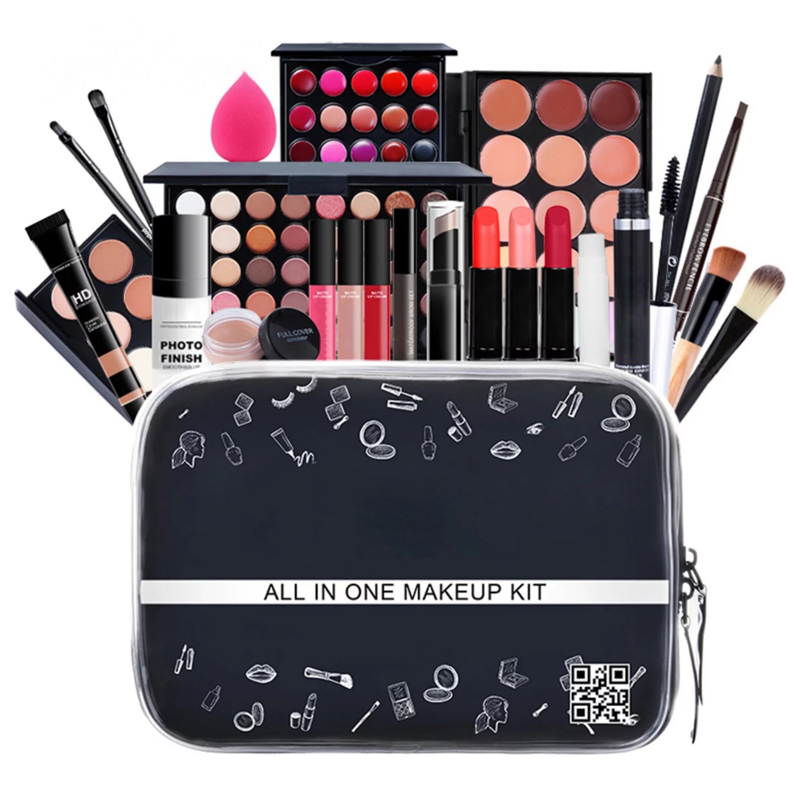 Makeup Kit All in One Makeup Kit, Multipurpose Makeup Set Full Makeup Essential Starter Kit for Beginners or Pros Makeup Gift Set for Women Full Kit