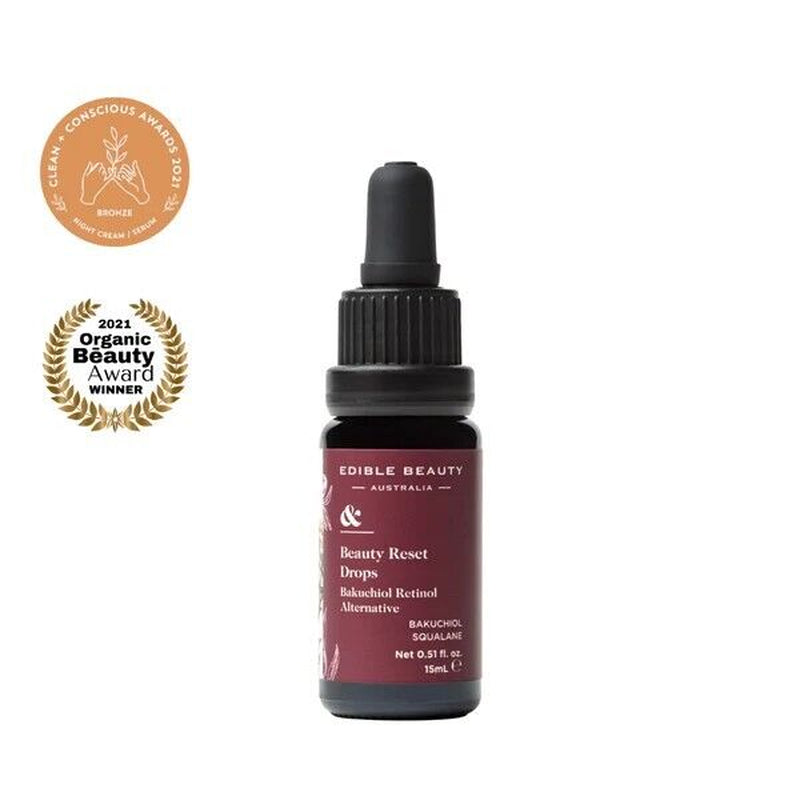 Edible Beauty Australia Beauty Reset Drops 15Ml Bakuchiol Retinol Alternative