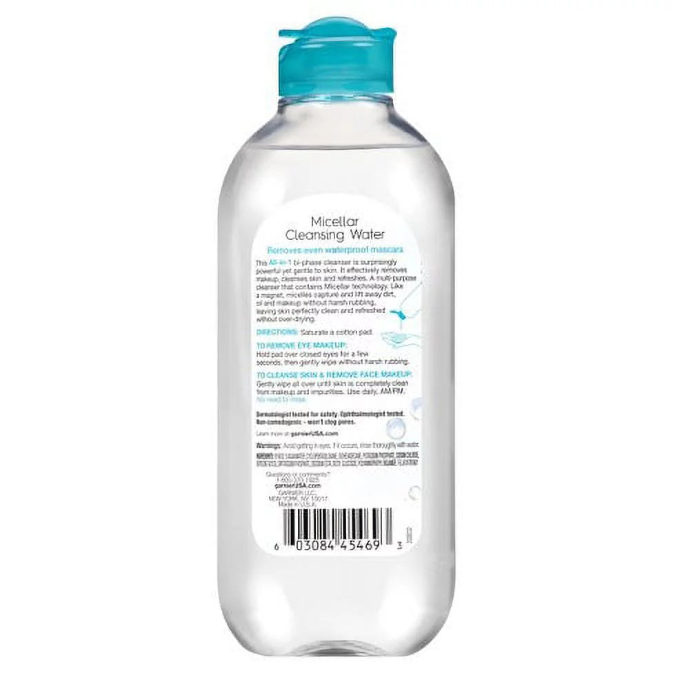 Skinactive Micellar All-In-1 Waterproof Cleansing Water, 13.5 Fl Oz