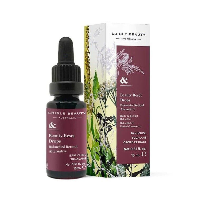 Edible Beauty Australia Beauty Reset Drops 15Ml Bakuchiol Retinol Alternative